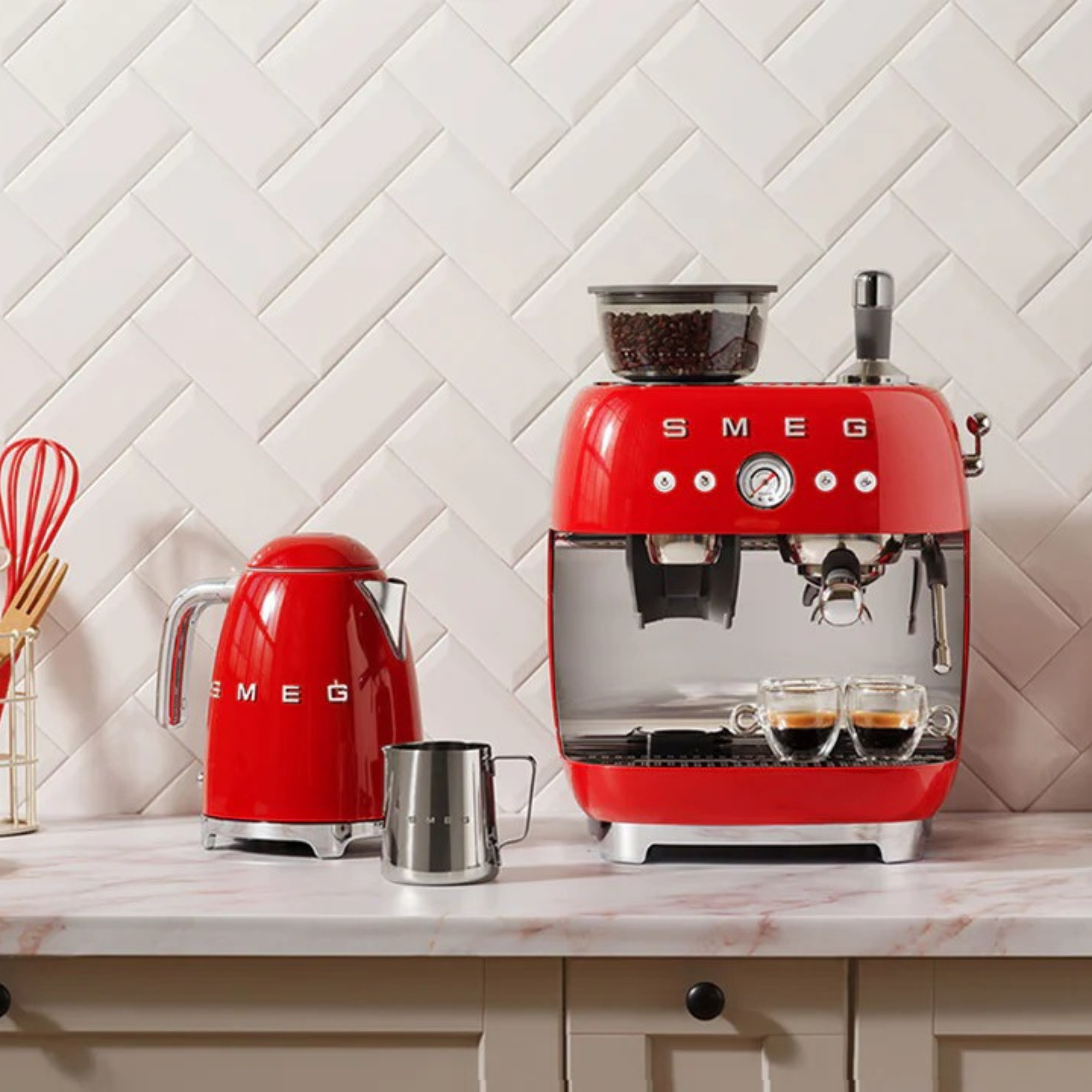 50s Retro Style Electric Kettle