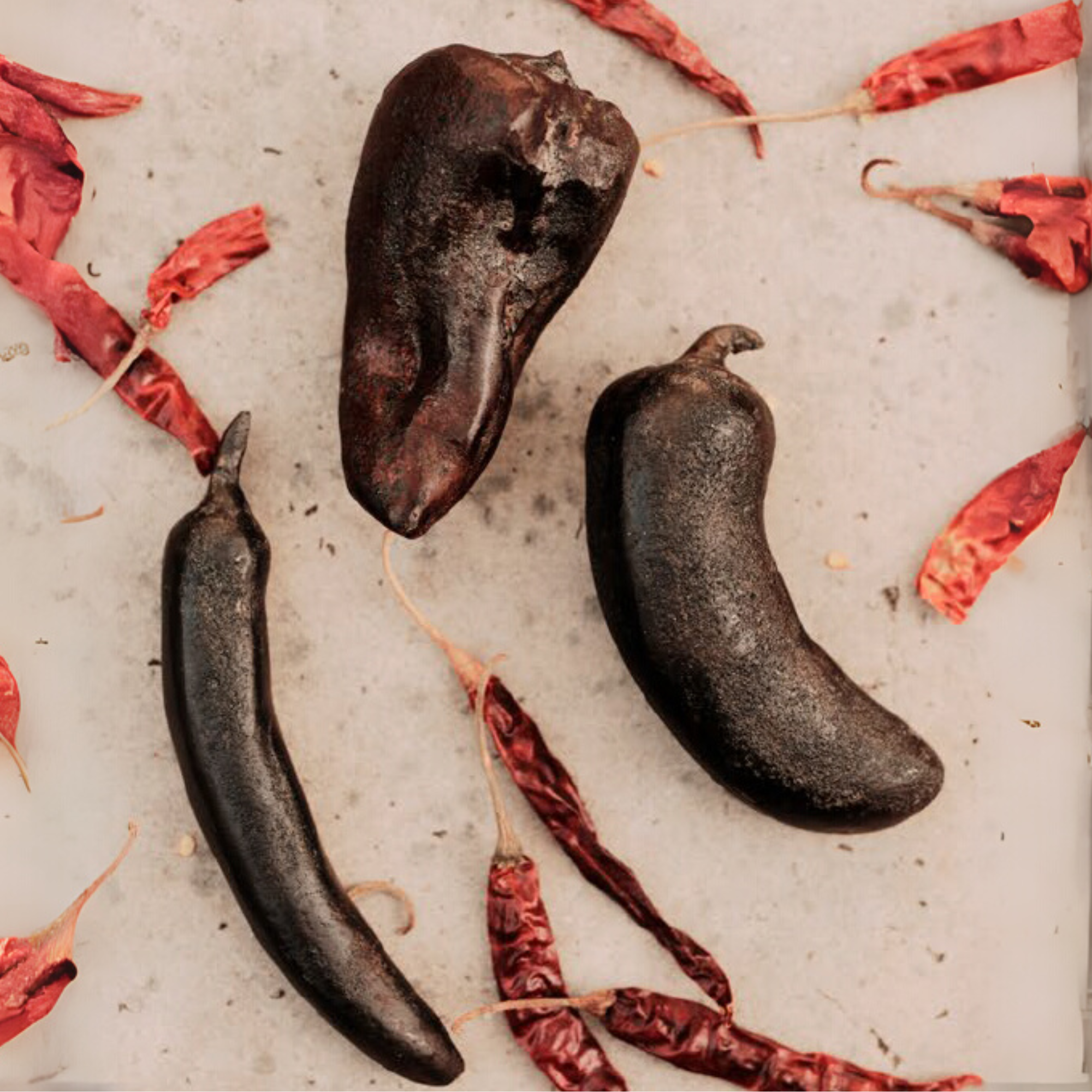 Caliente Peppers - Set of 3