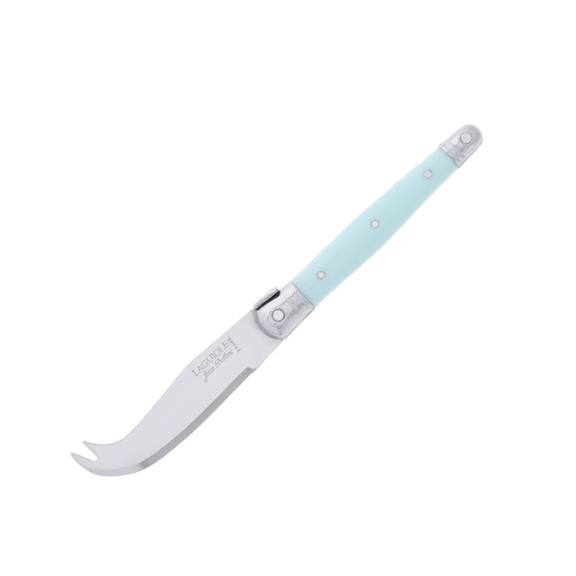 Laguiole by Jean Dubost Mini Cheese Knife in Turquoise - Set of 4