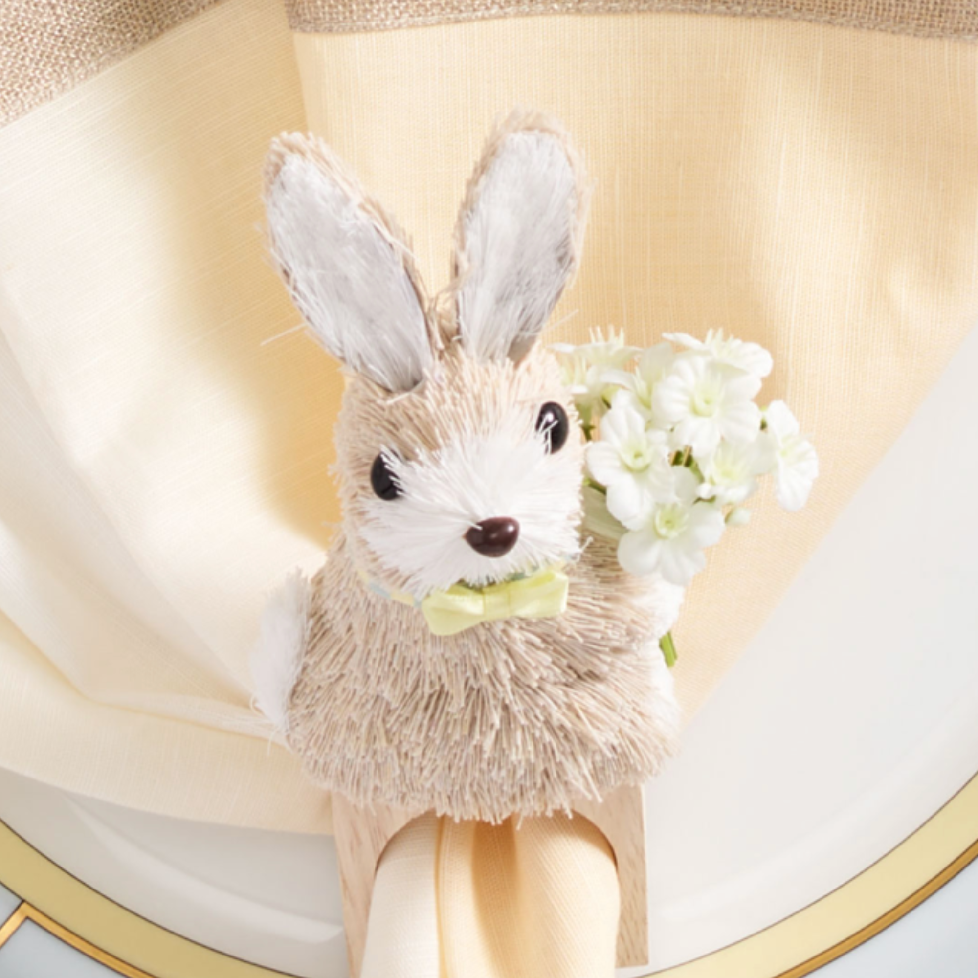 Easter Bunny Napkin Ring - Set of 4