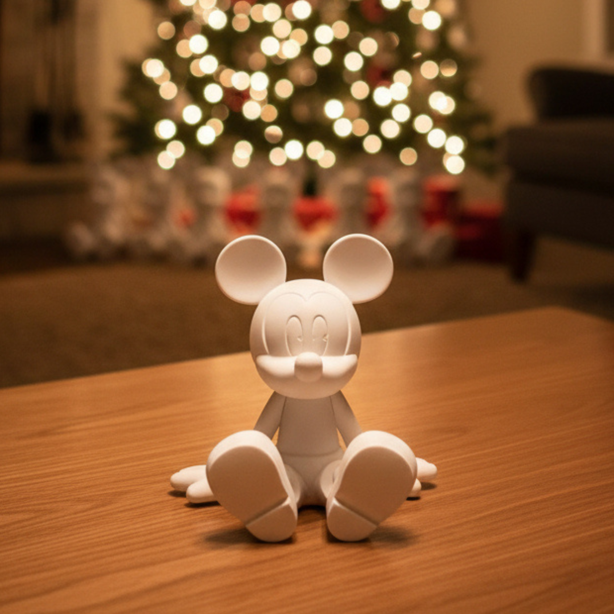 Sitting Mickey by Marcel Wanders in White