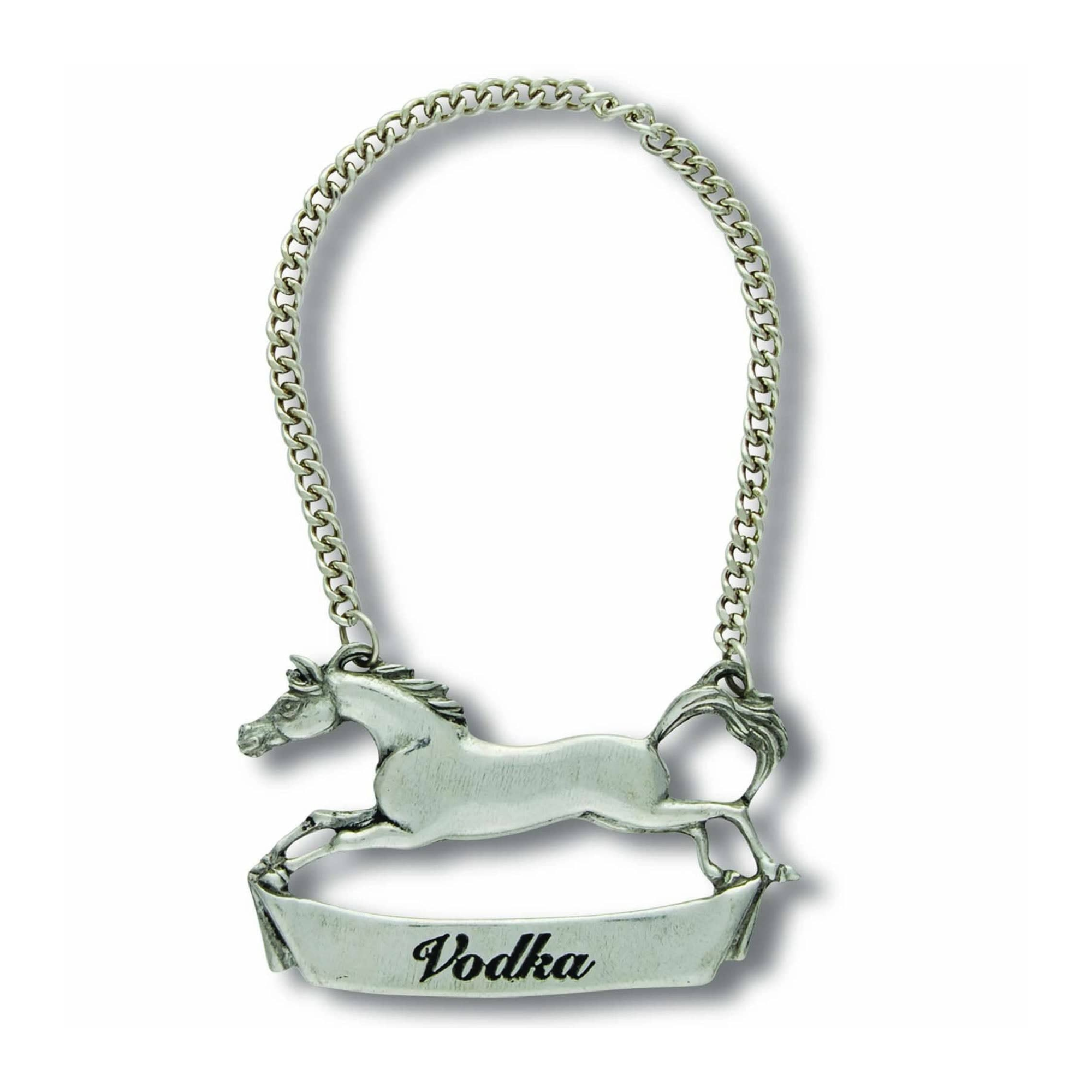 Galloping Steed Decanter Tag