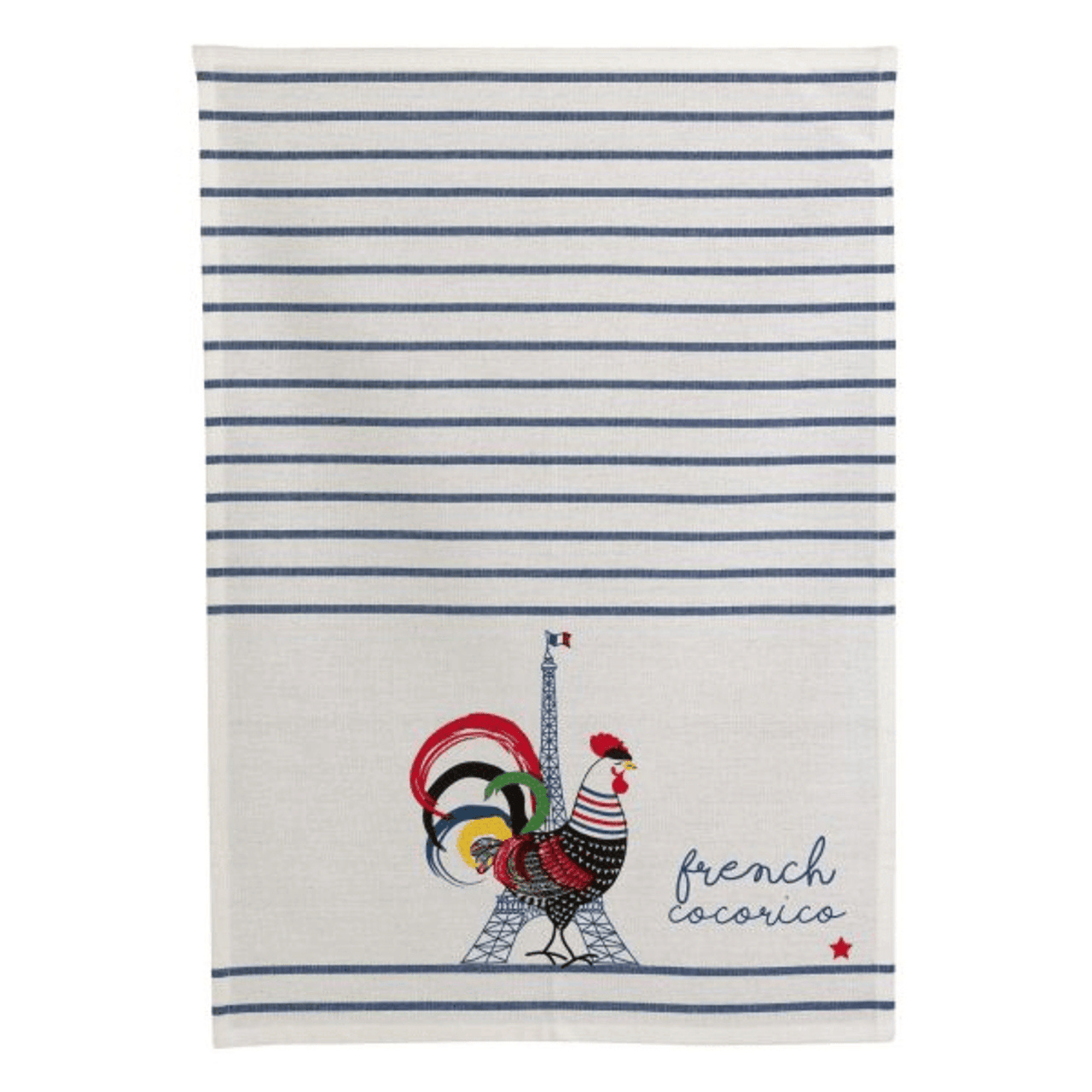 Torchons & Bouchons Cocorico Tea Towel - Set of 2
