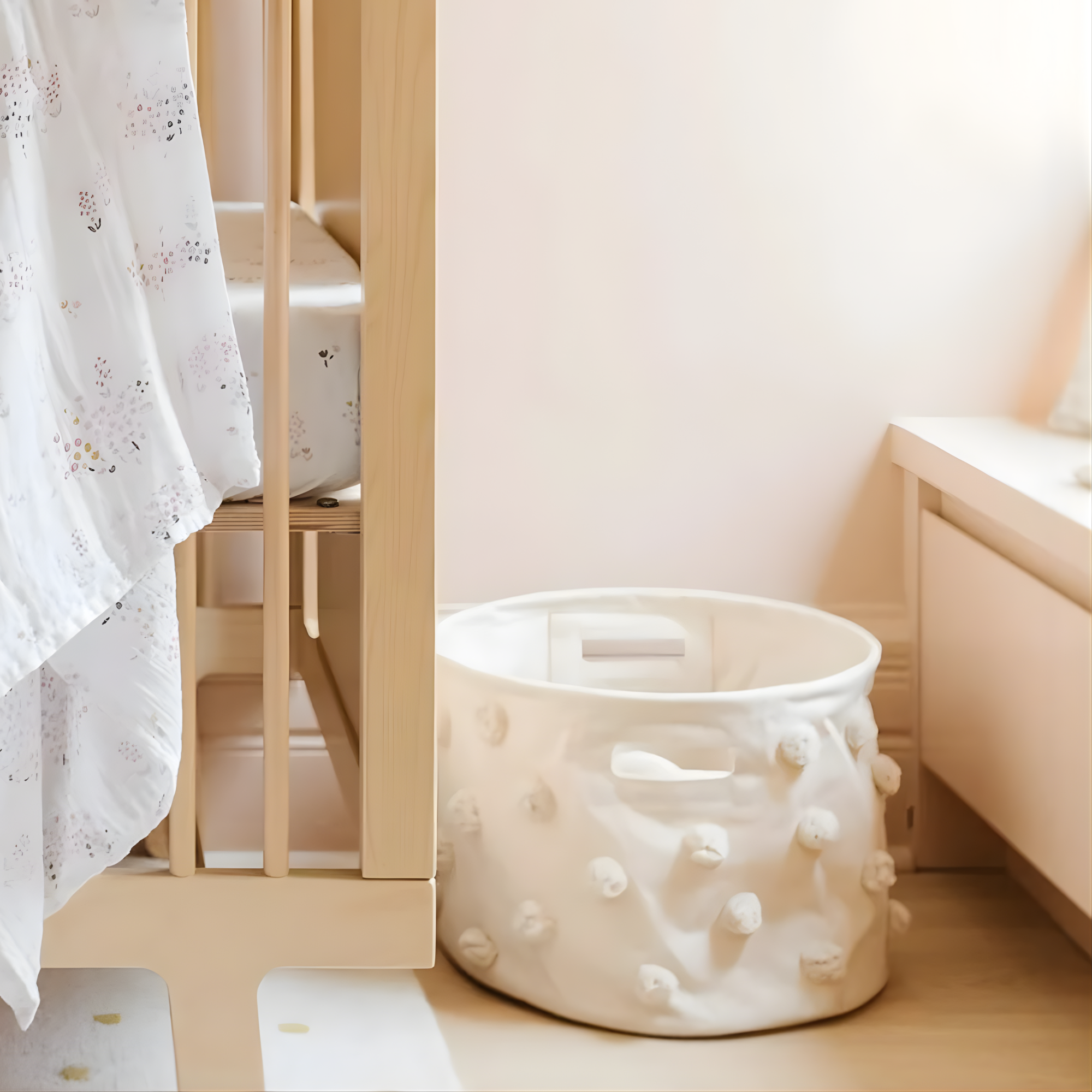 15" Pom Pom Drum Basket