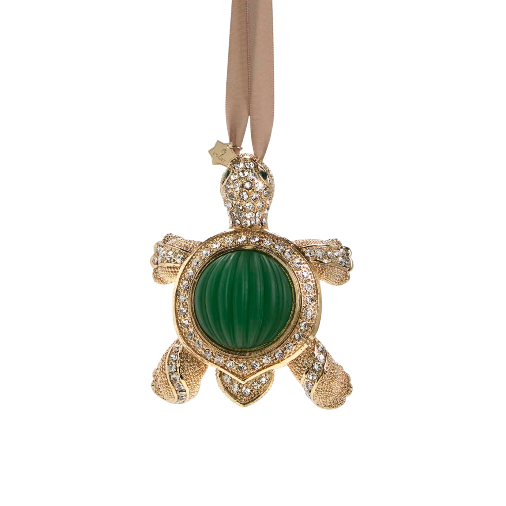 Crystal-Embellished Turtle