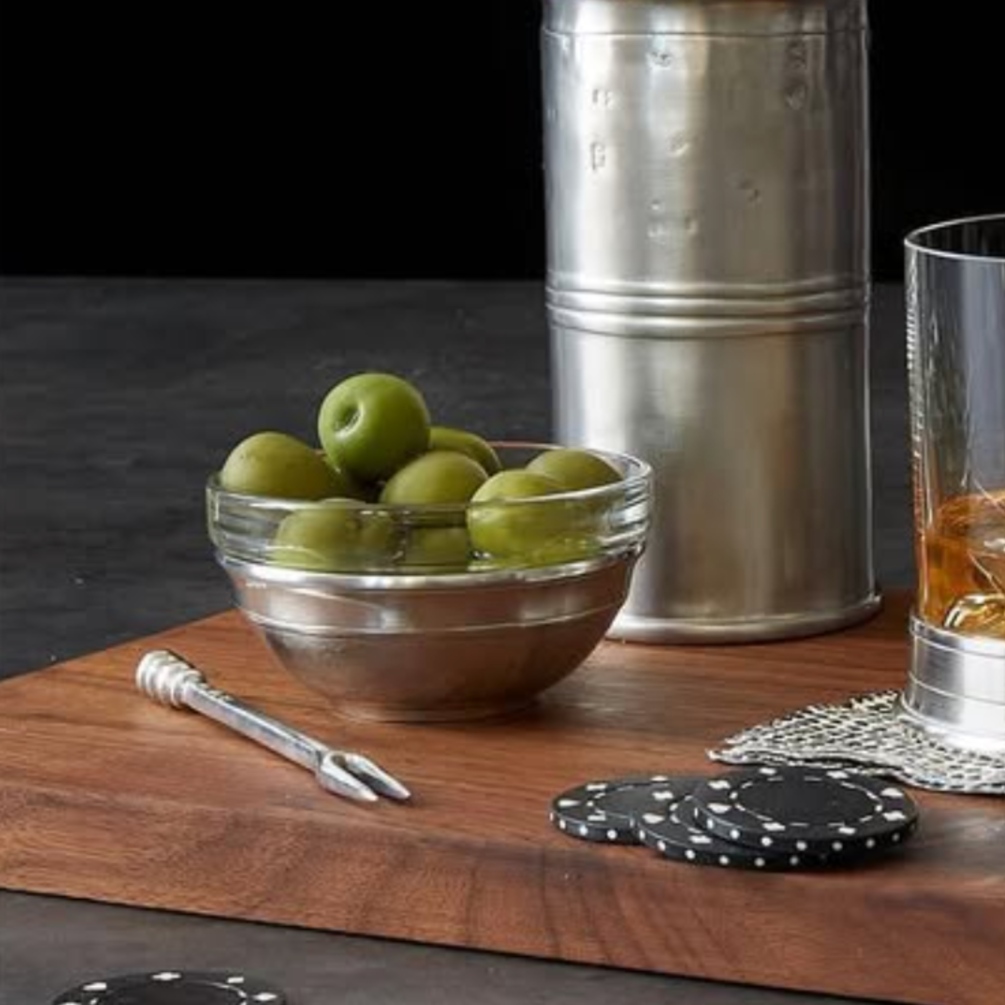 Condiment Uno with Spoon & Saucer