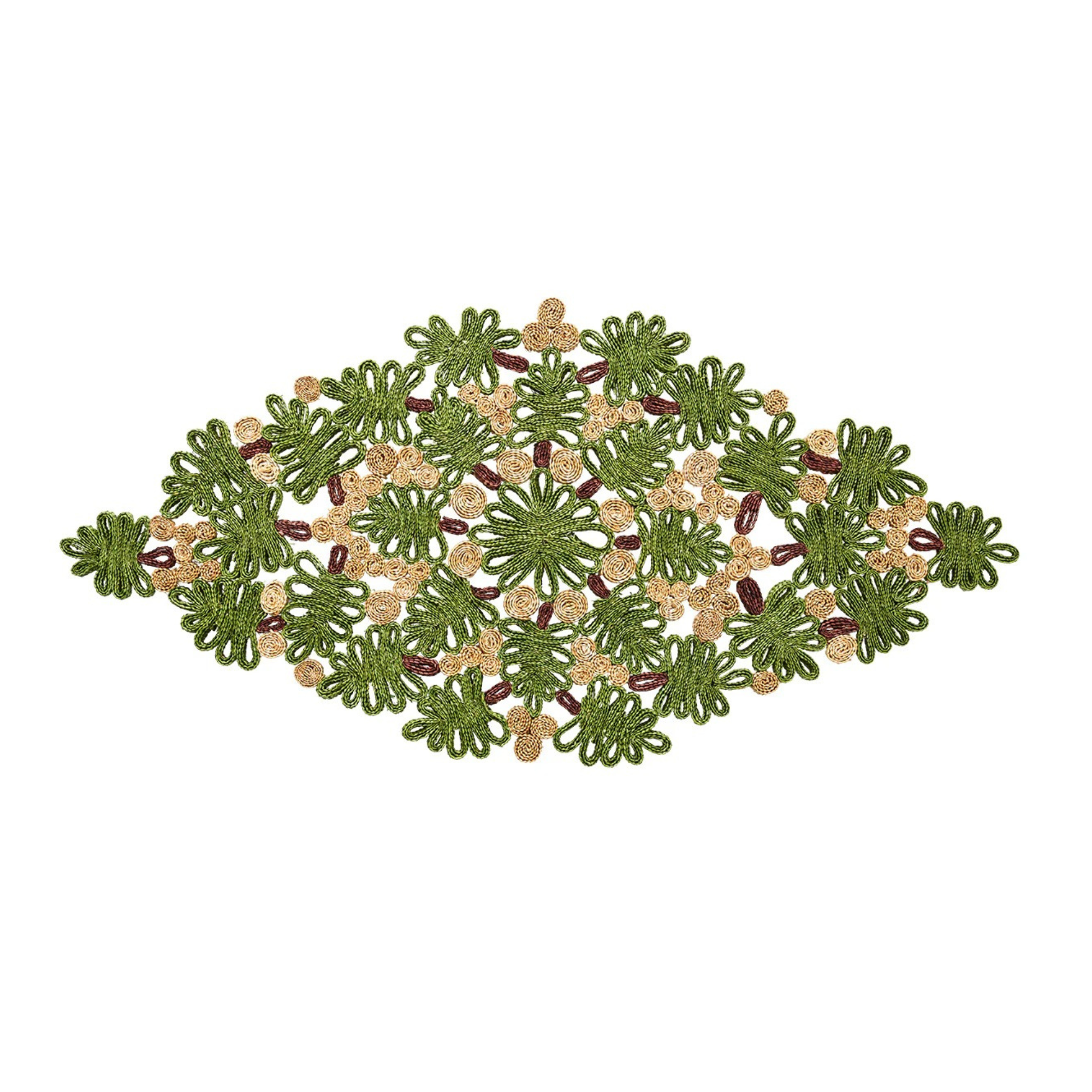 Verve Runner in Green & Natural