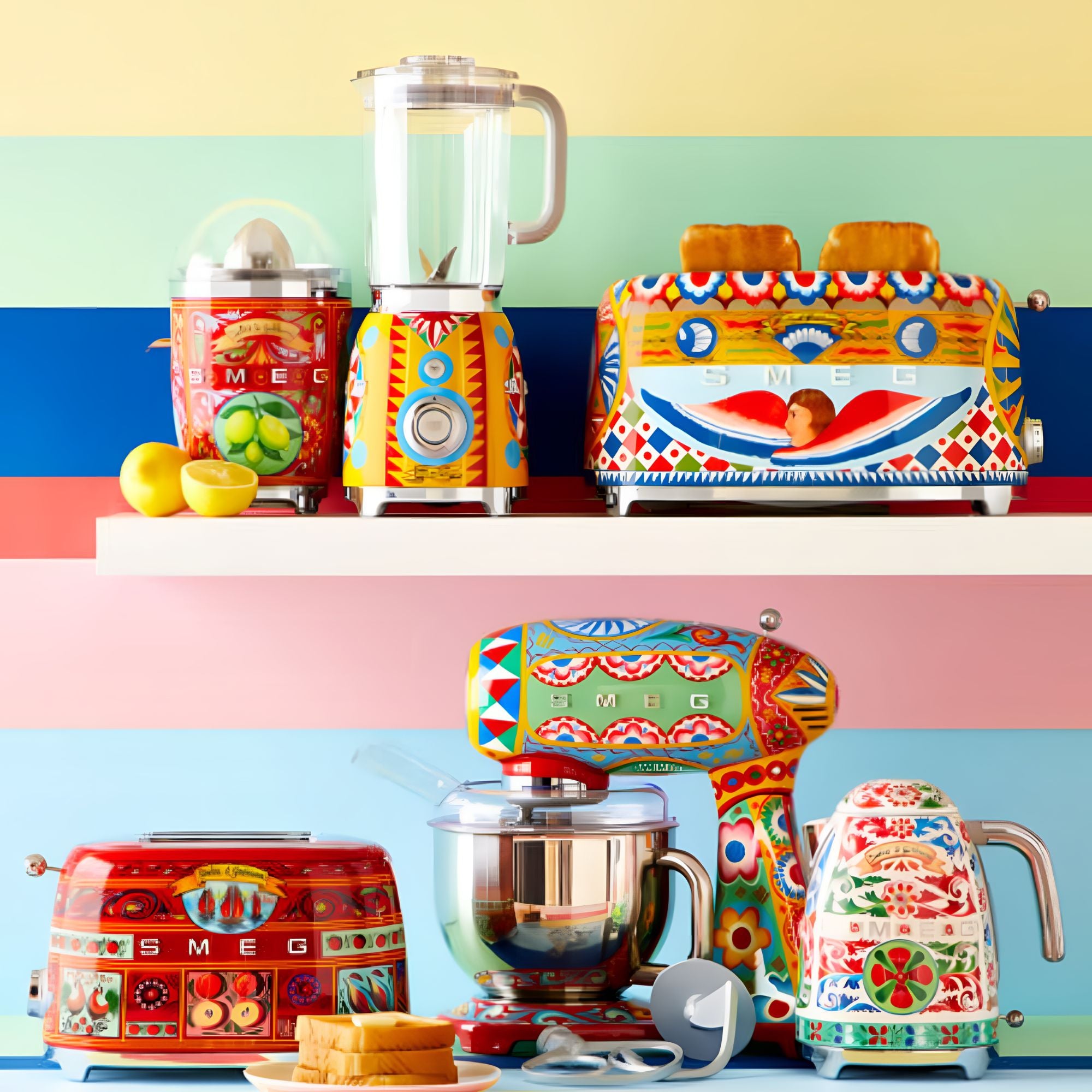 Dolce & Gabbana x SMEG - Sicily Is My Love Retro Style Juicer