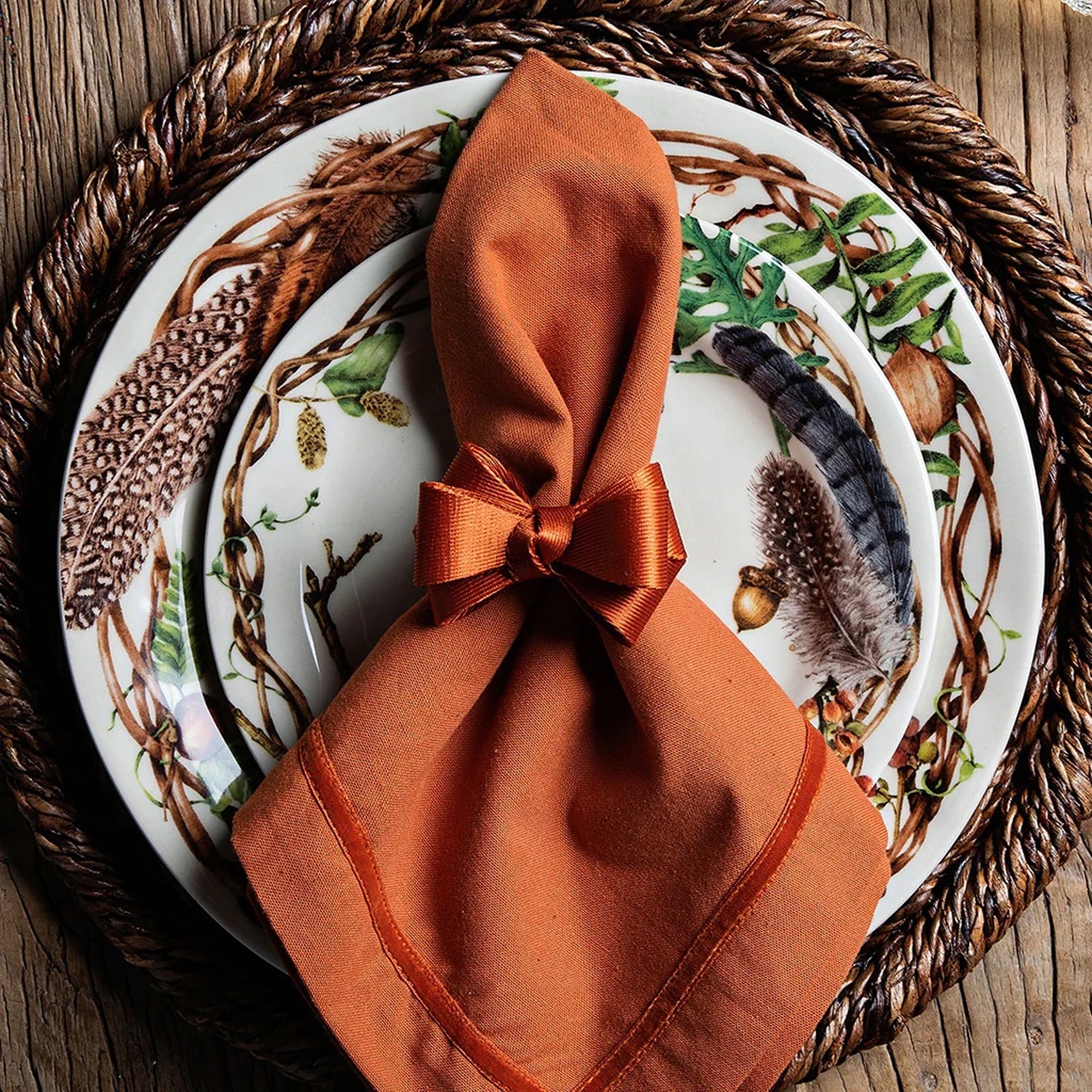 Juliska Velvet Trim Pumpkin Napkin - Set of 4 – Maison & Tavola