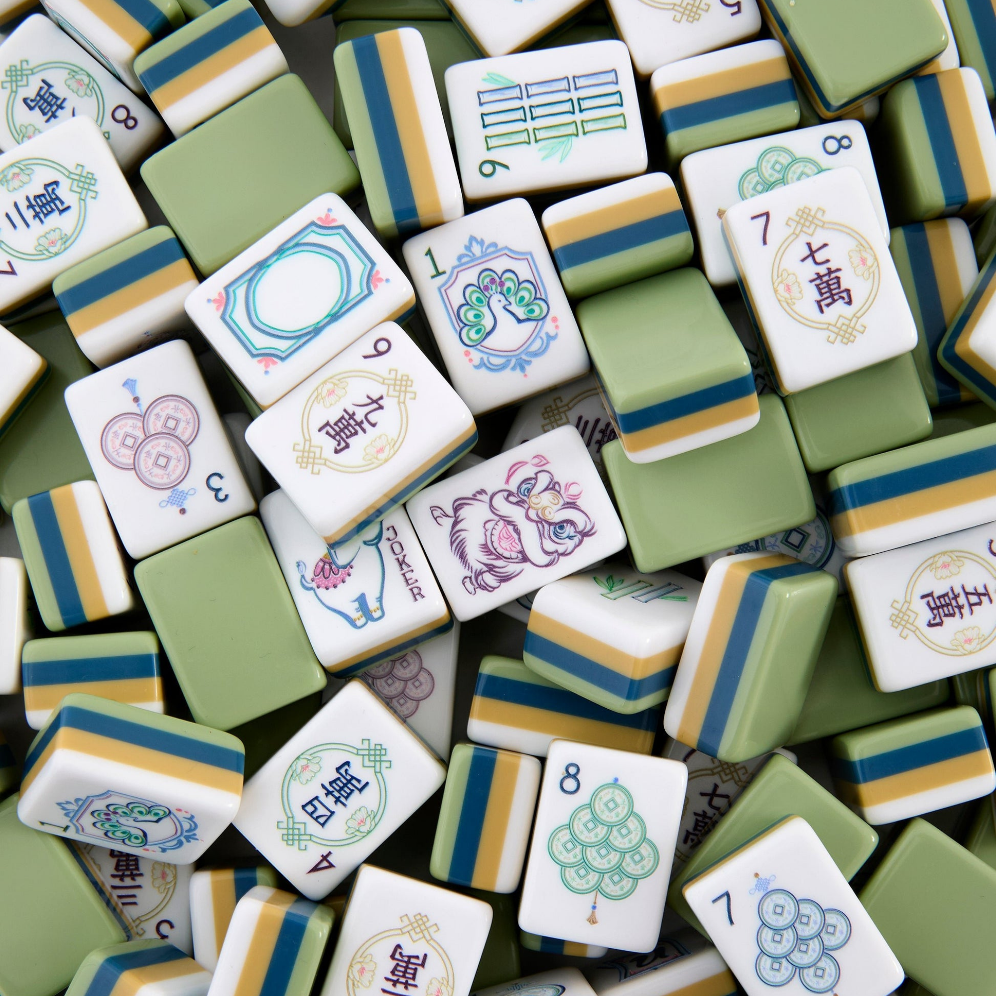 Willow Mahjong Tiles