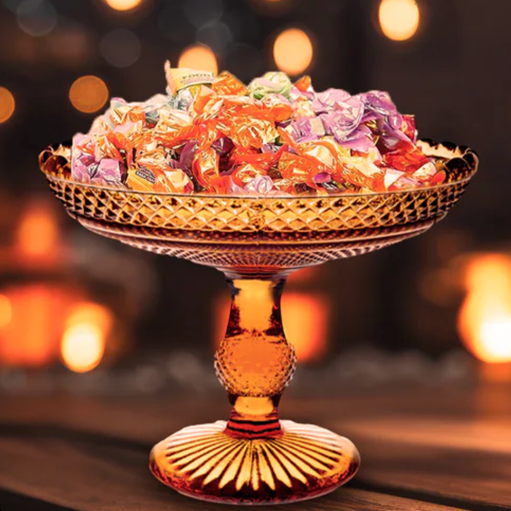 Bicos Amber Fruit/Candy Bowl