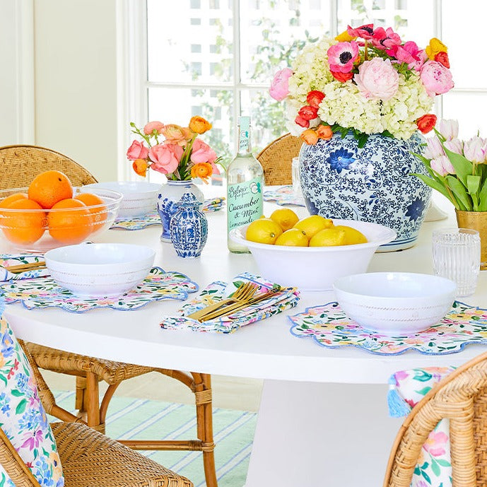 Berry & Thread Melamine Coupe Bowl - Set of 4