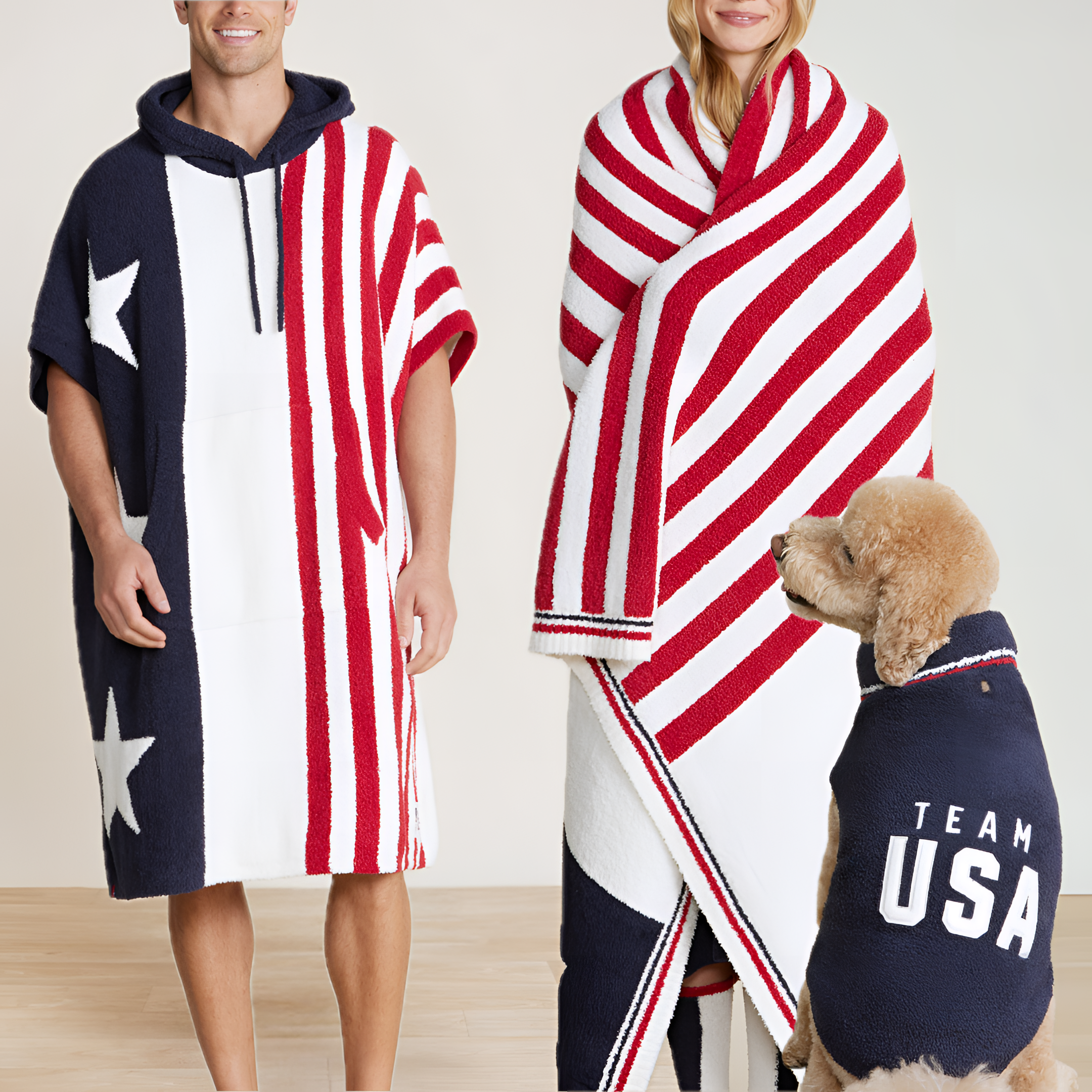 CozyChic Team USA Pet Sweater