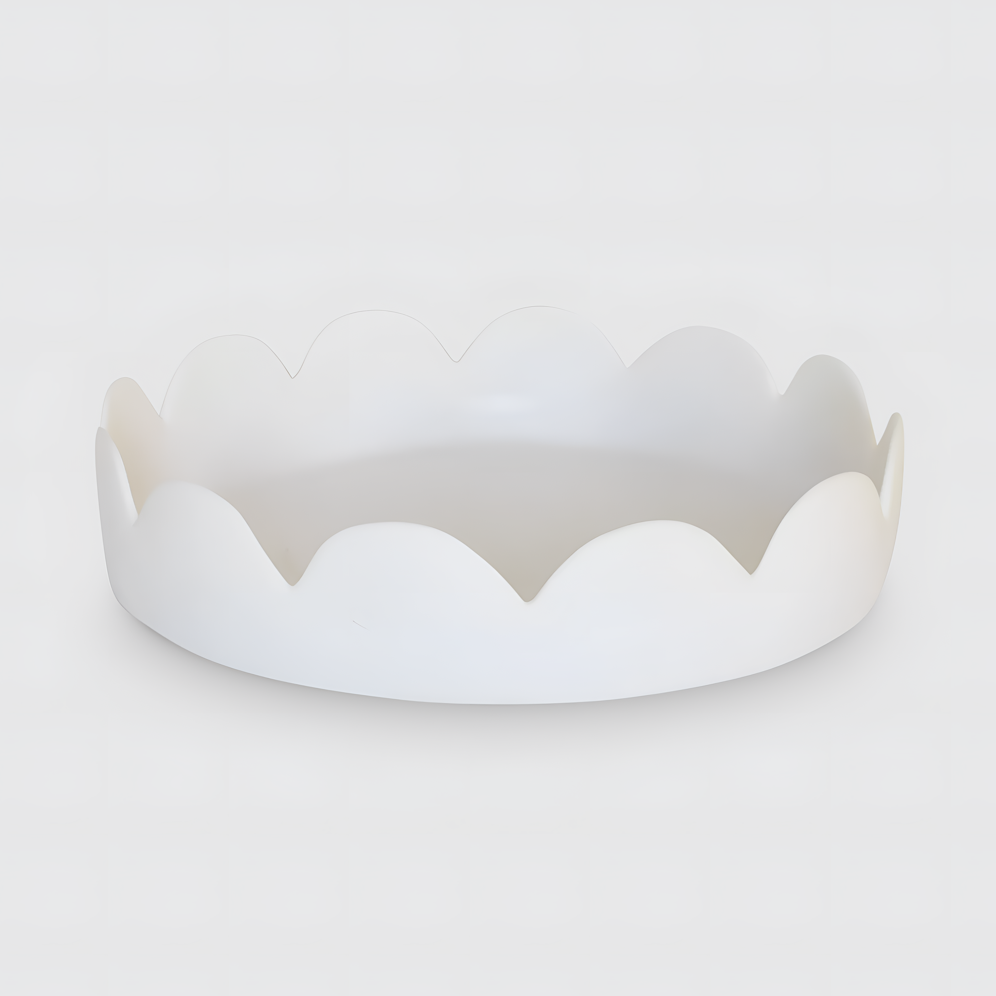Fleur Tray in White
