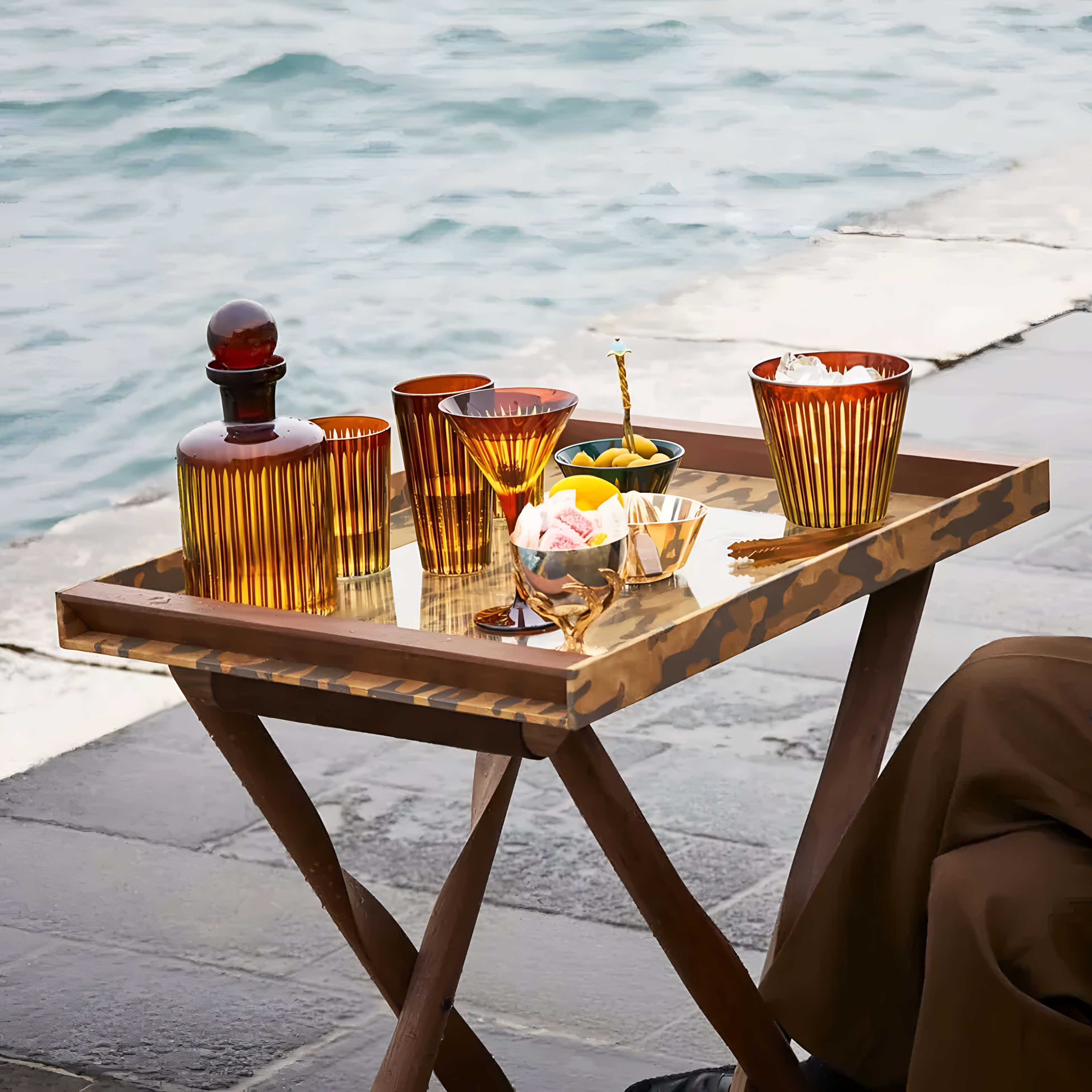 Prism Decanter - Amber