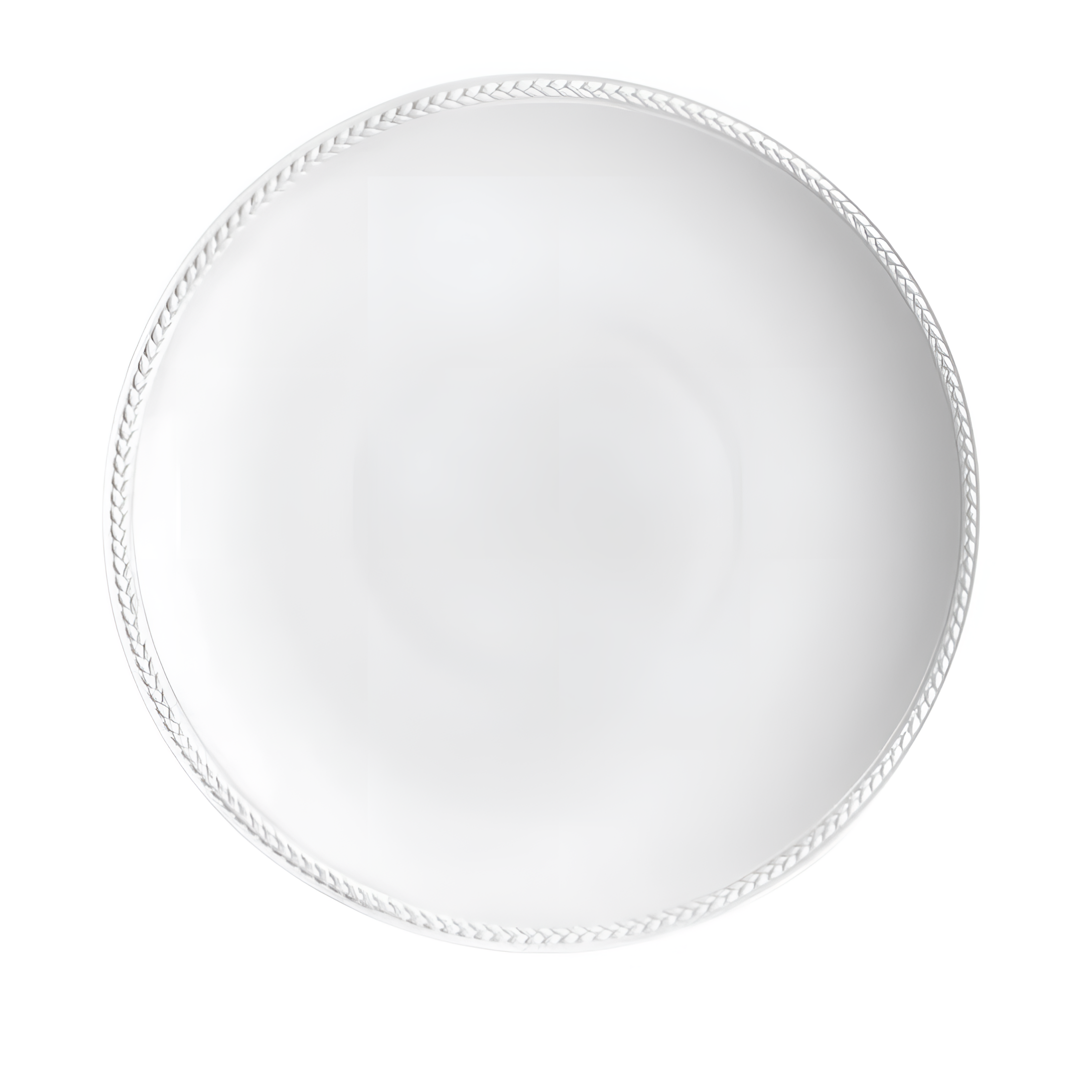 White Soie Tressée Dinnerware Collection