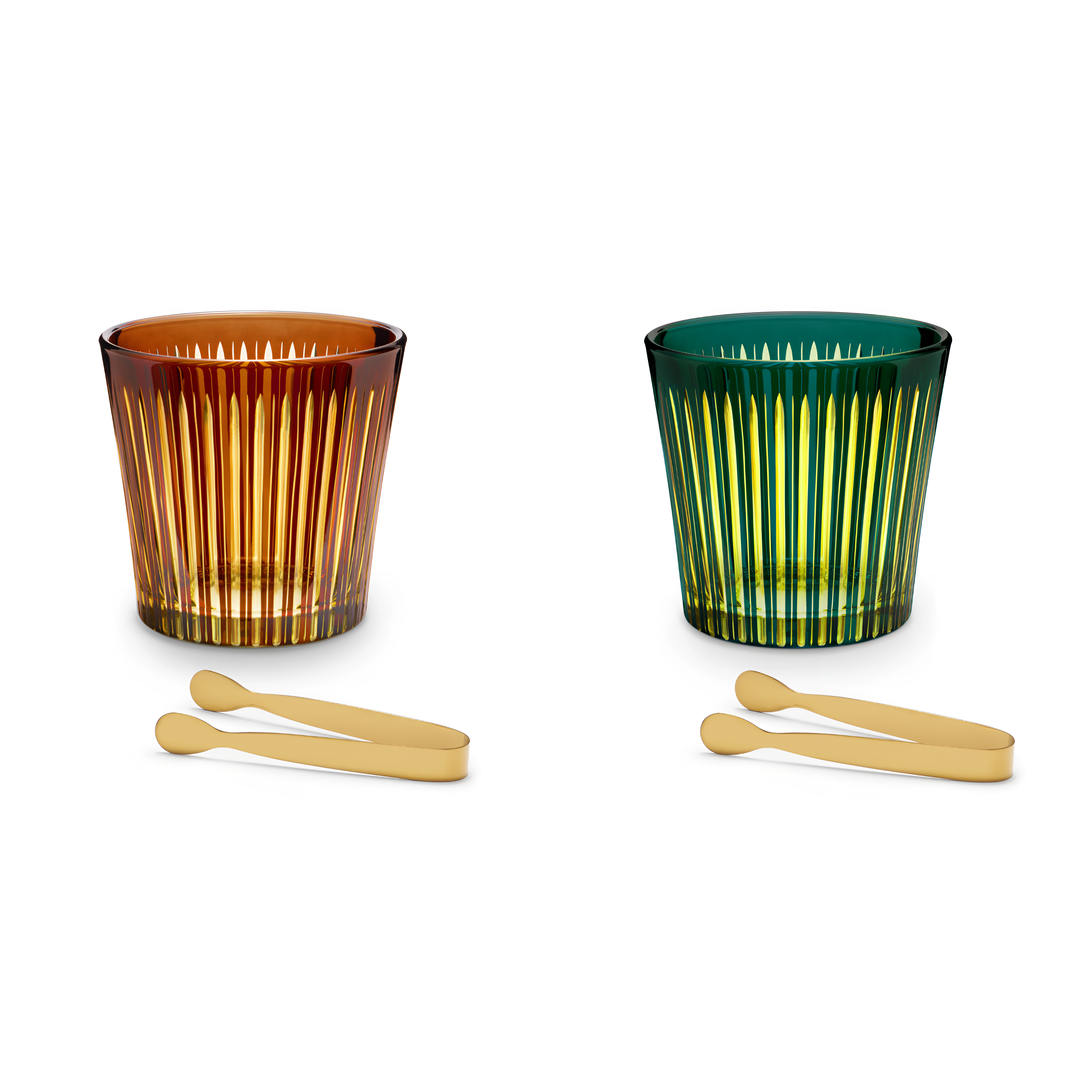 Prism Ice Bucket + Tongs