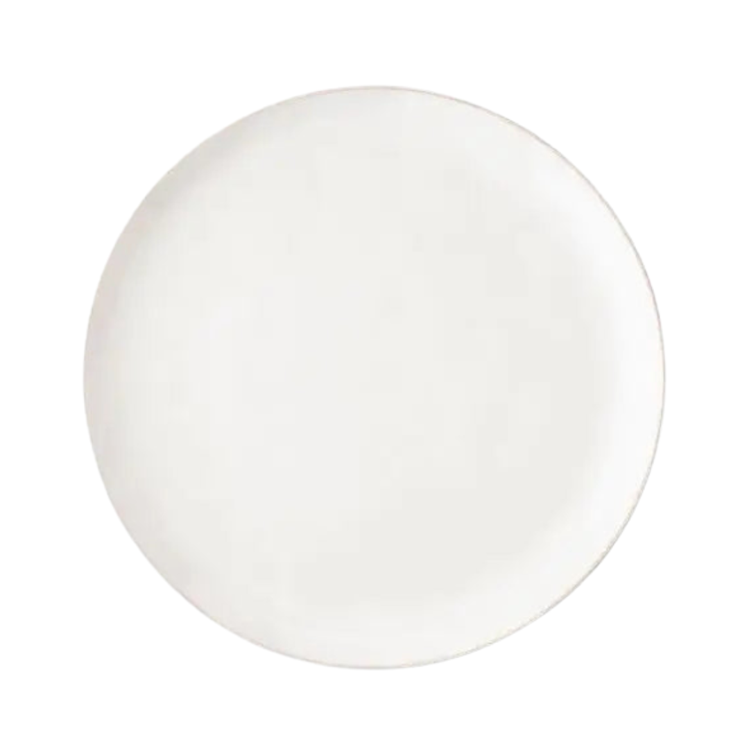 Puro Coupe Dinner Plate - Whitewash - Set of 4