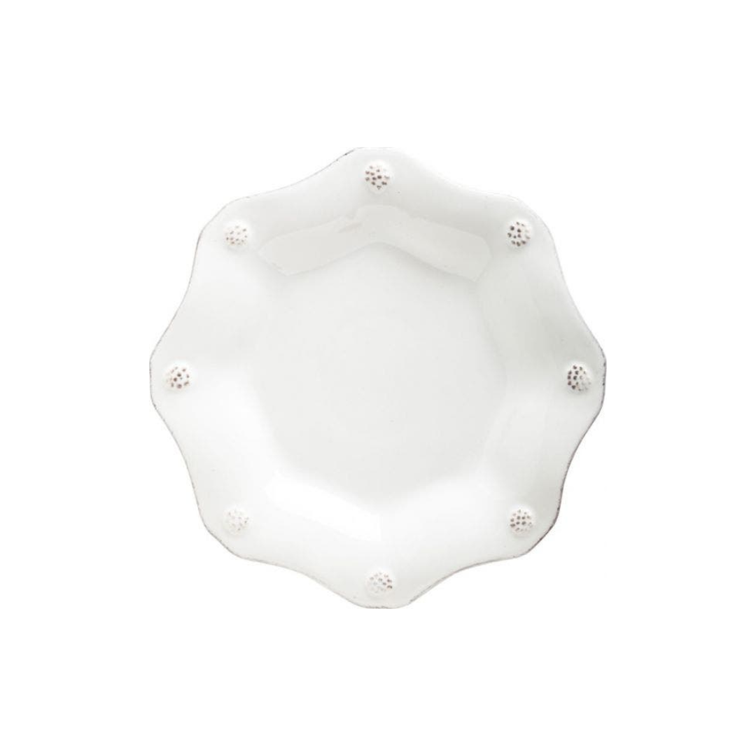 Berry & Thread Scallop Tea Plate - Whitewash