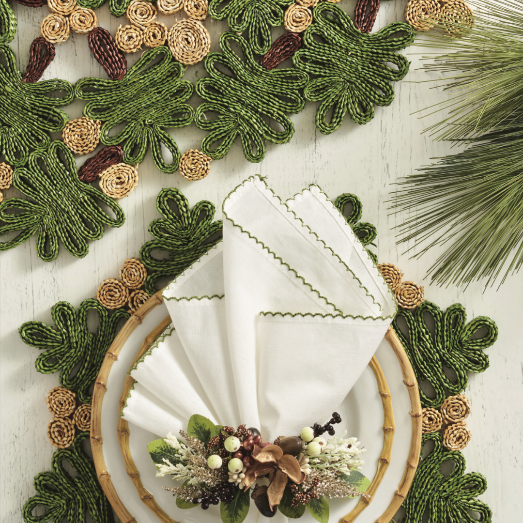 Verve Runner in Green & Natural