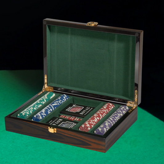 Ebony Poker Box