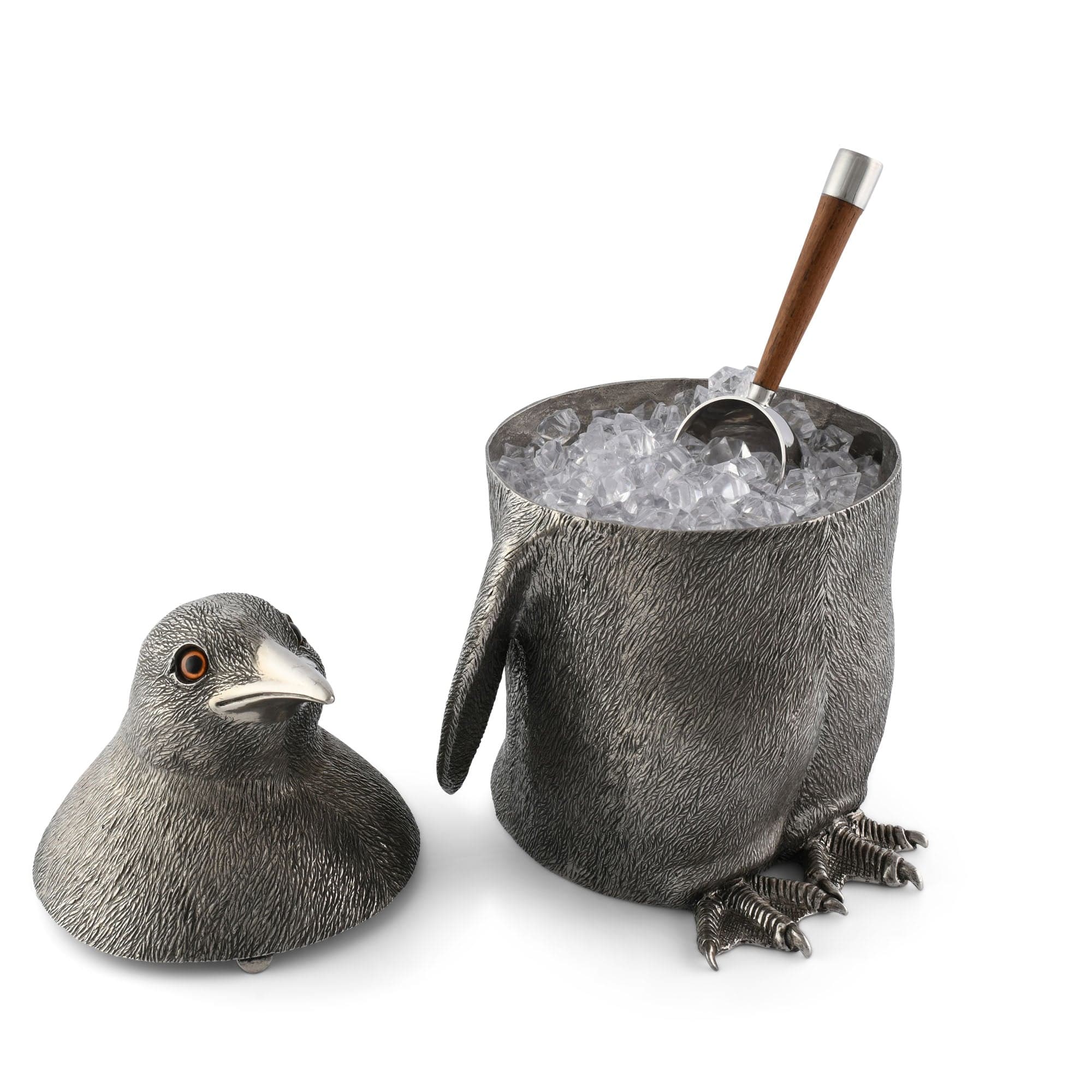 Pewter Penguin Ice Tub