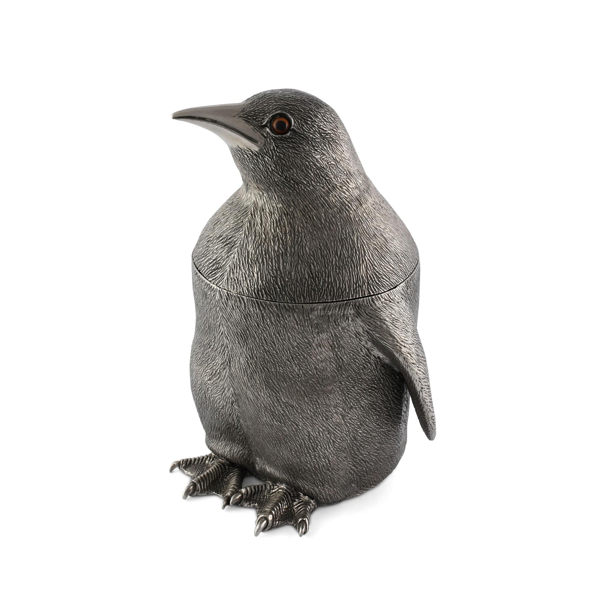 Pewter Penguin Ice Tub