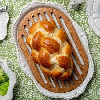 Berry & Thread Challah Bread Board - Whitewash