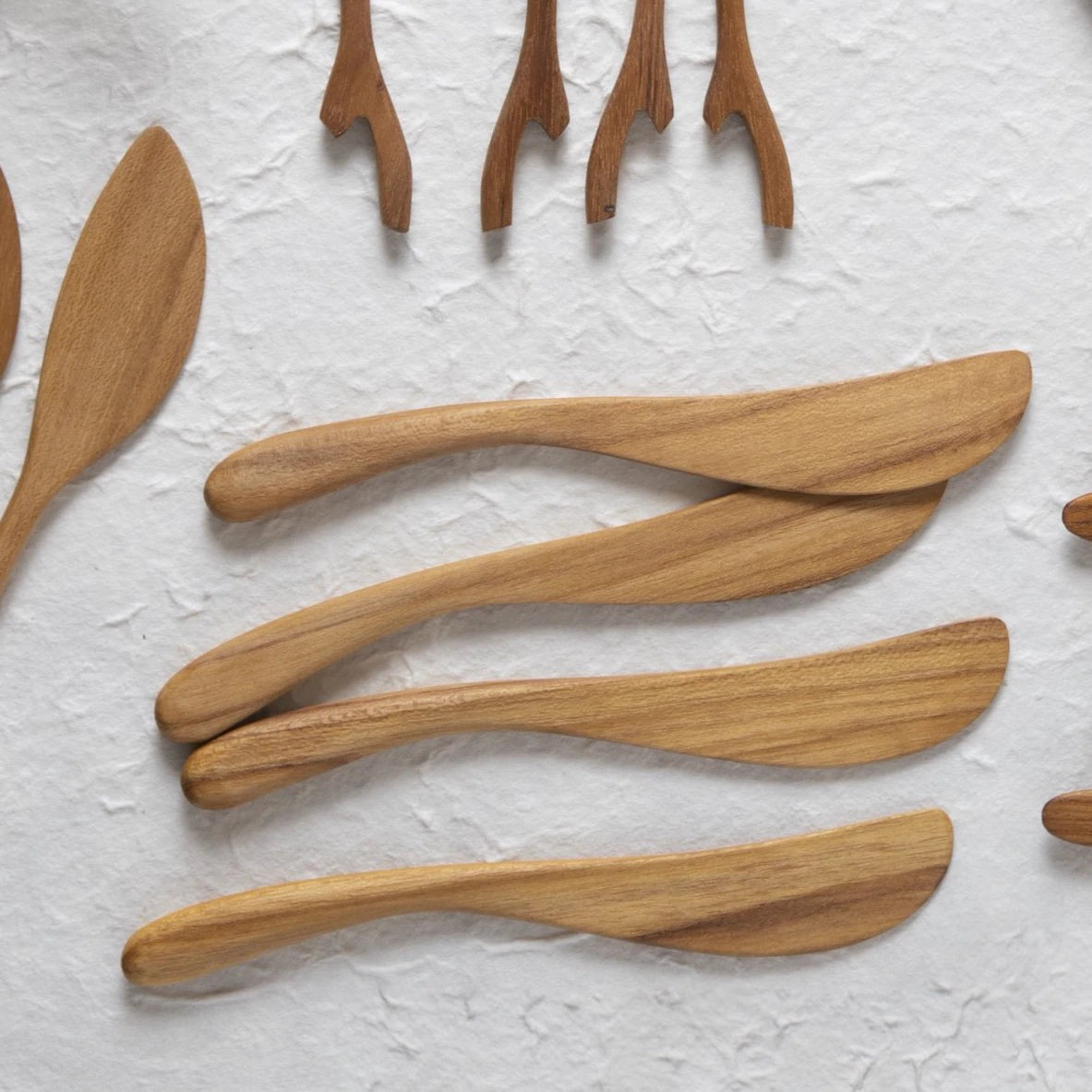 Teak Spreaders - Set of 4