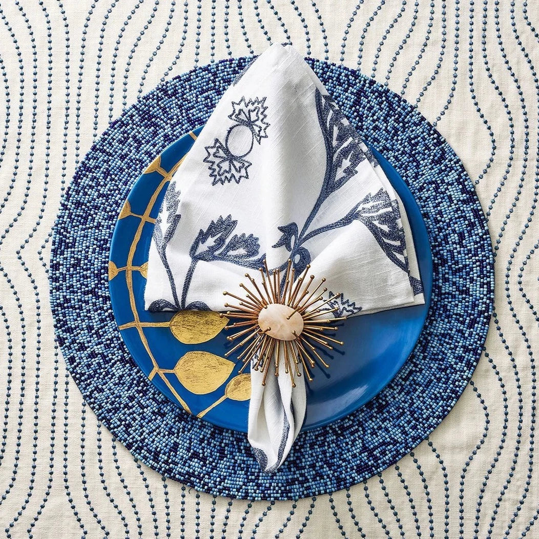 Flare Napkin Ring in Gold - Set of 4