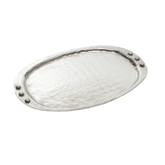 Ovalita Carola Tray 12" - Nickel