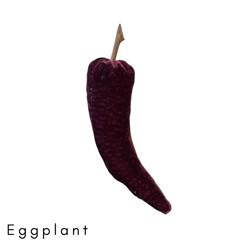 Chili Pepper Pumpkins - Set of 2