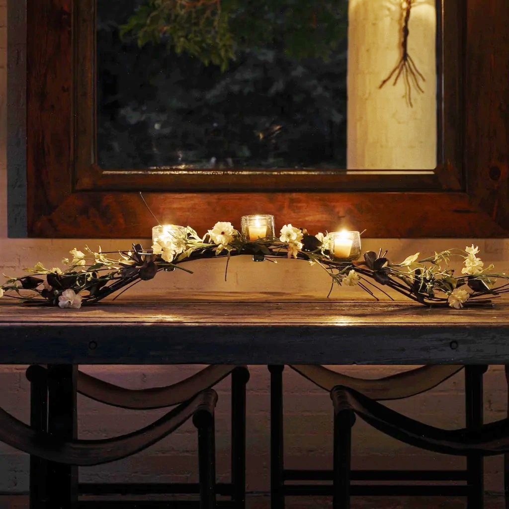 Rambling Rose Candelabra