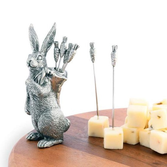 Rabbit with Carrot of Cheese Picks