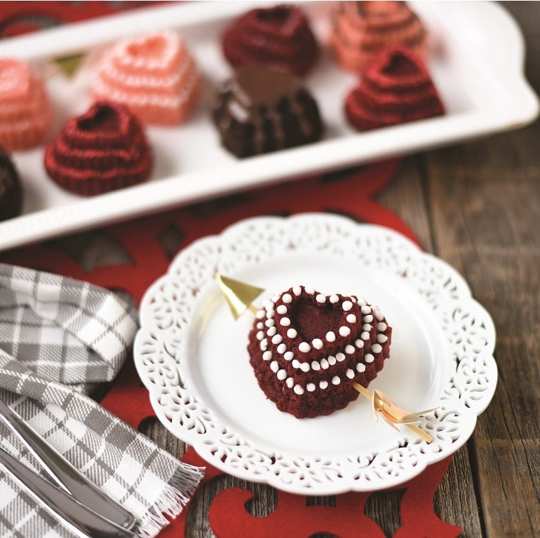 Tiered Heart Cakelet Pan