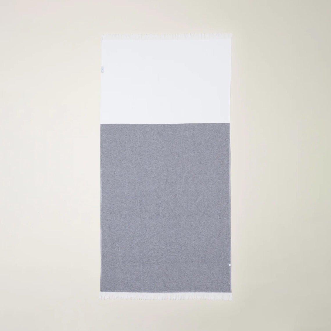 Color Block Organic Cotton Oversized Towel