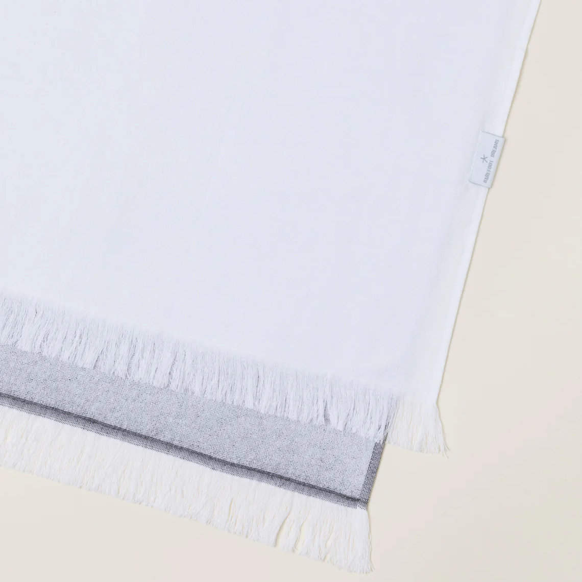 Color Block Organic Cotton Oversized Towel