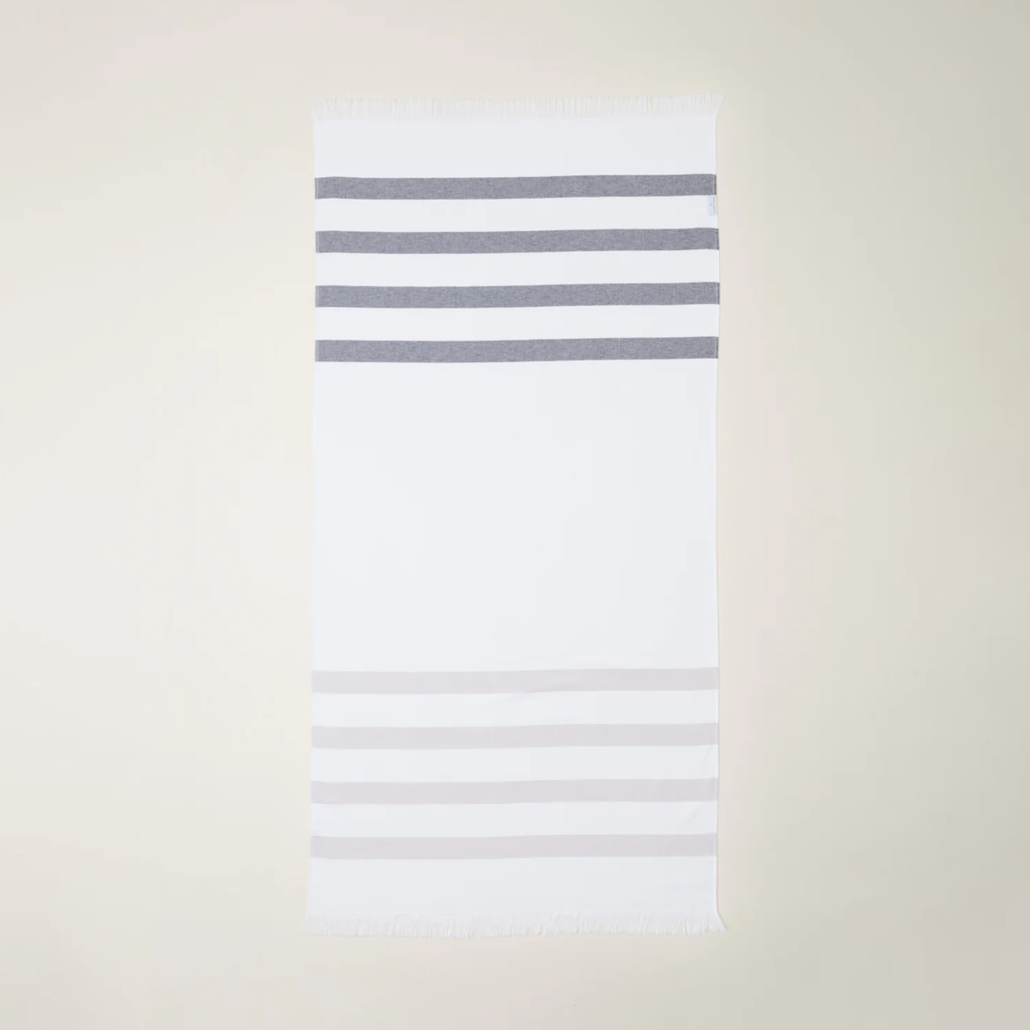 Multistripe Organic Cotton Oversized Towel