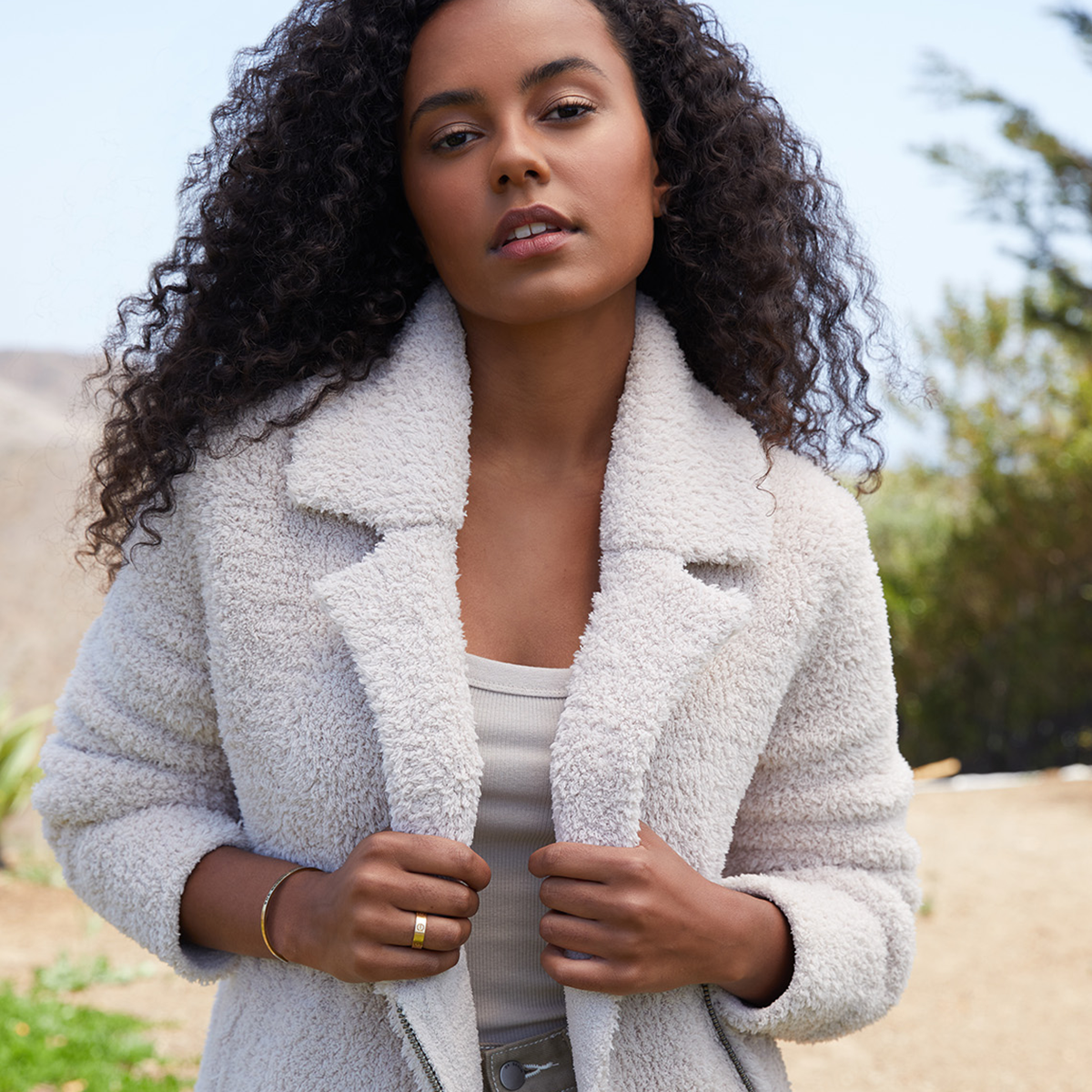 Shearling 2025 moto coat