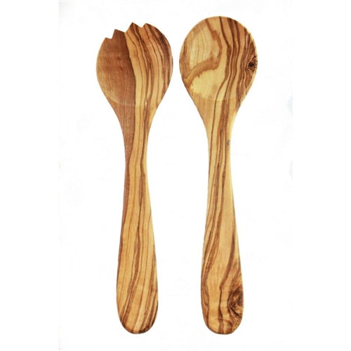 Olive Wood Serving Set - Medium Handles