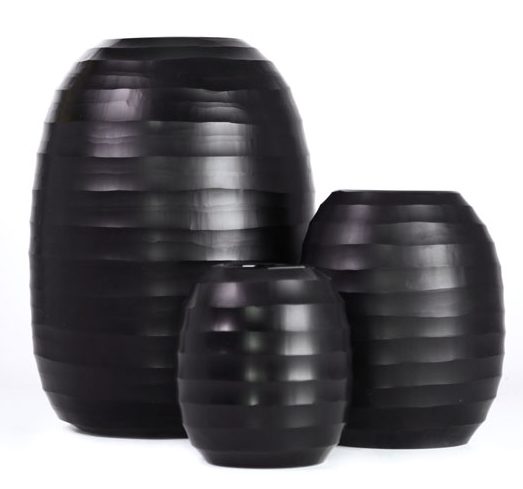 Belly Vase - Black - Large