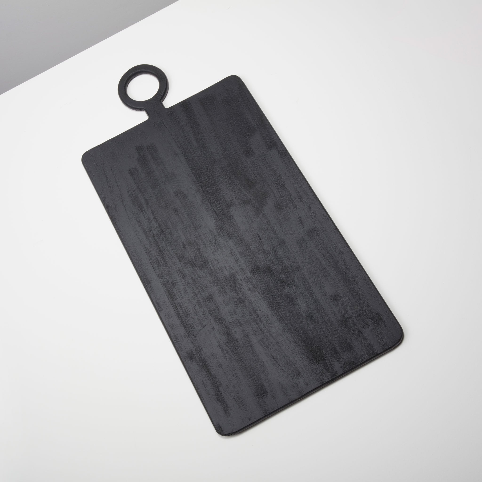 Extra Large Black Mango Wood Rectangular Board