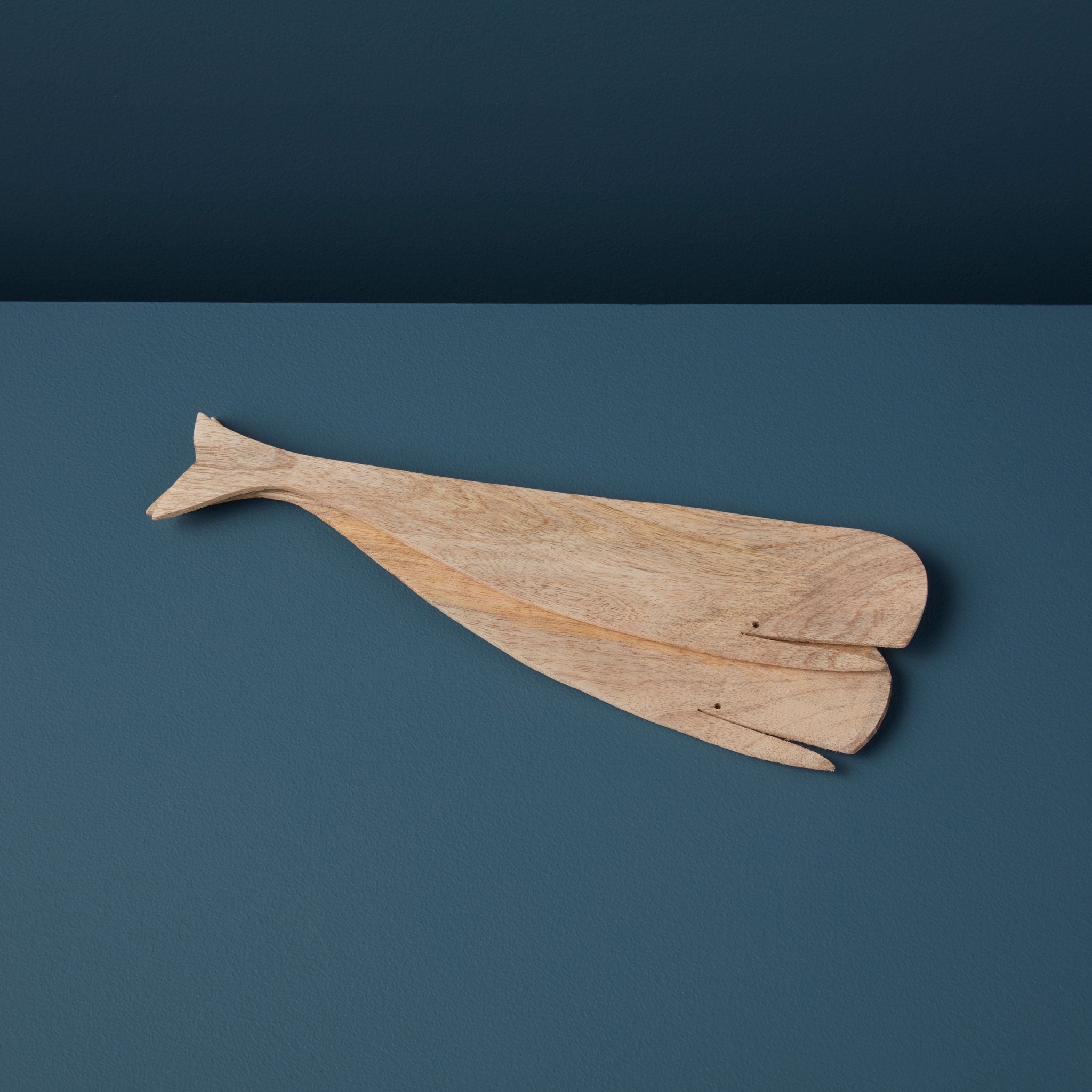 Natural Mango Wood Whale Serving Set