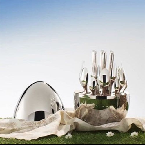 Mood Silver-Plated 24-Piece Flatware Set