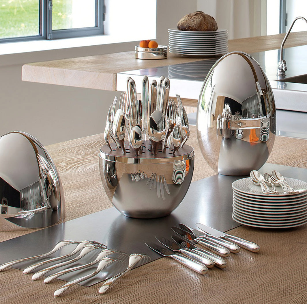 Mood Silver-Plated 24-Piece Flatware Set