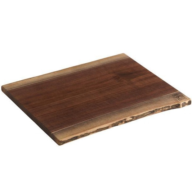 Double Live Edge Cutting Board - Black Walnut
