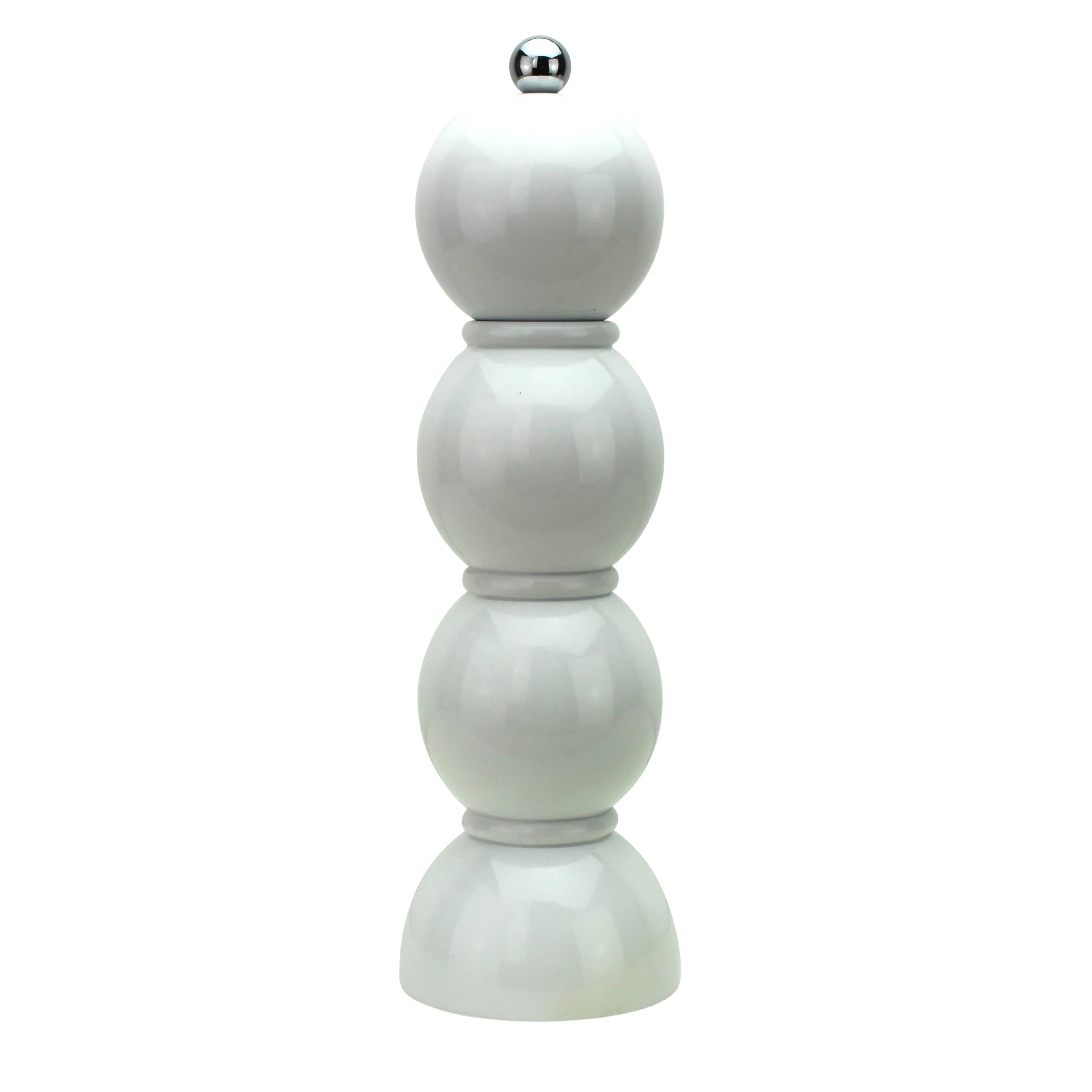 #color_White | Lacquer Bobbin Salt Or Pepper Mill Grinder