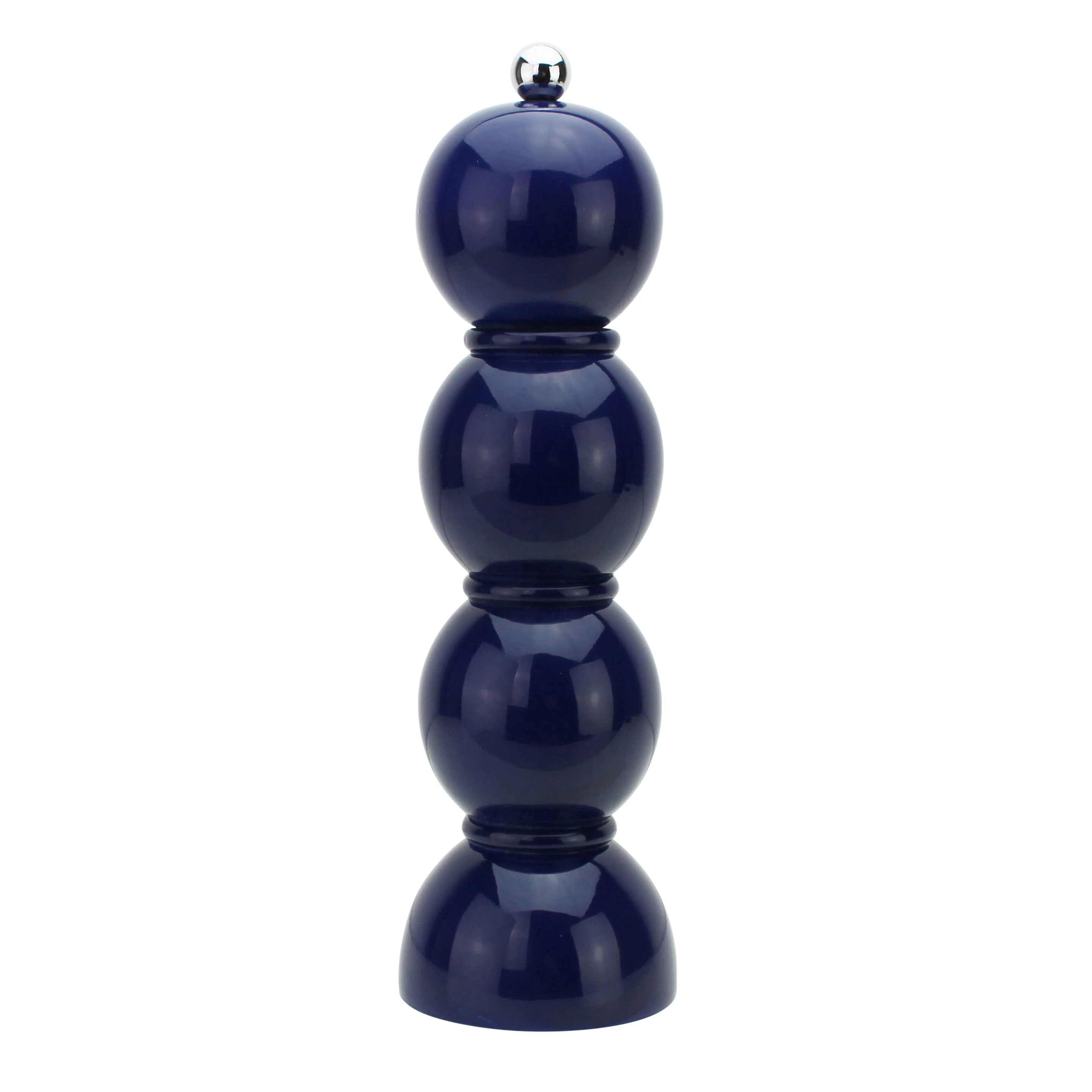 #color_Navy | Lacquer Bobbin Salt Or Pepper Mill Grinder