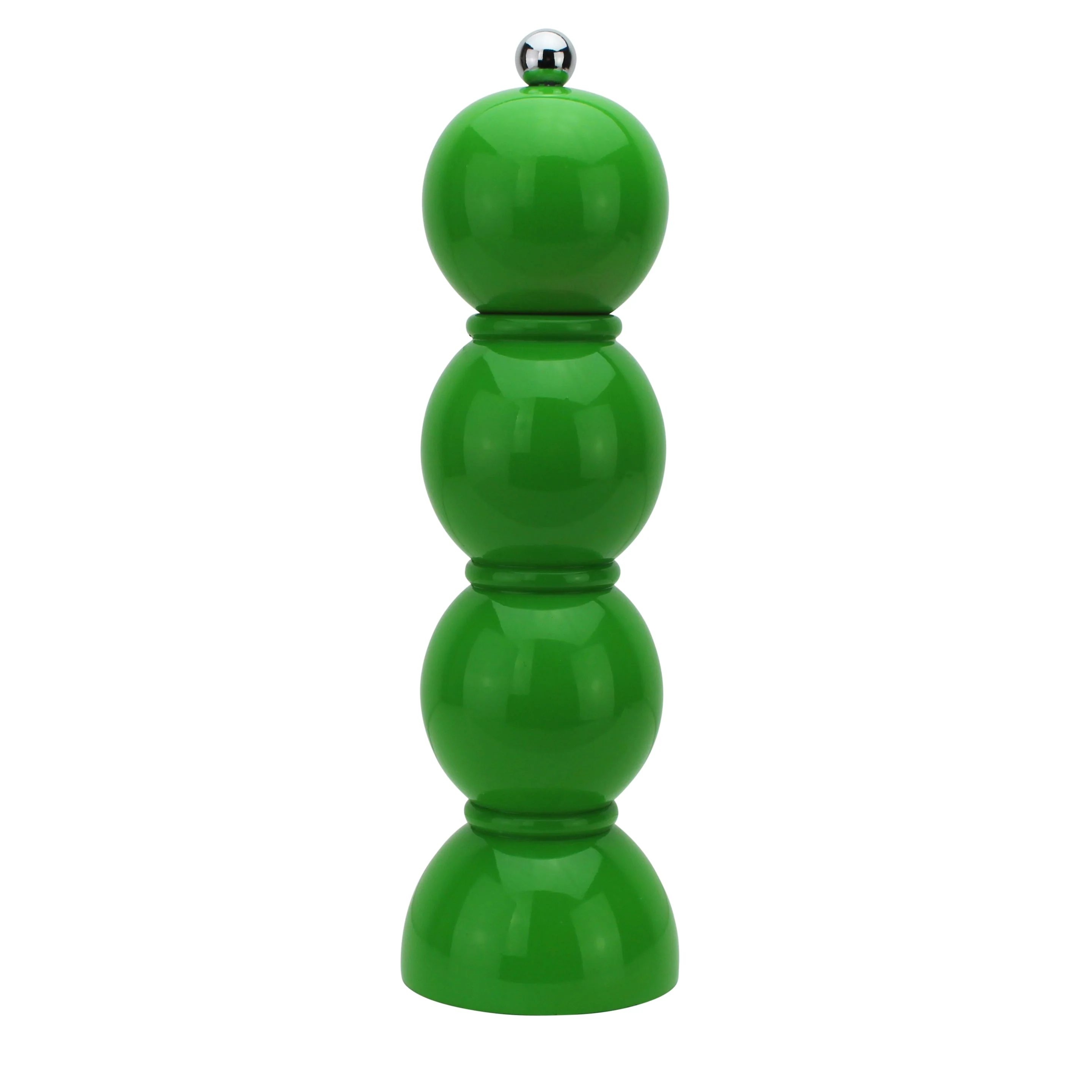 #color_Leaf Green | Lacquer Bobbin Salt Or Pepper Mill Grinder