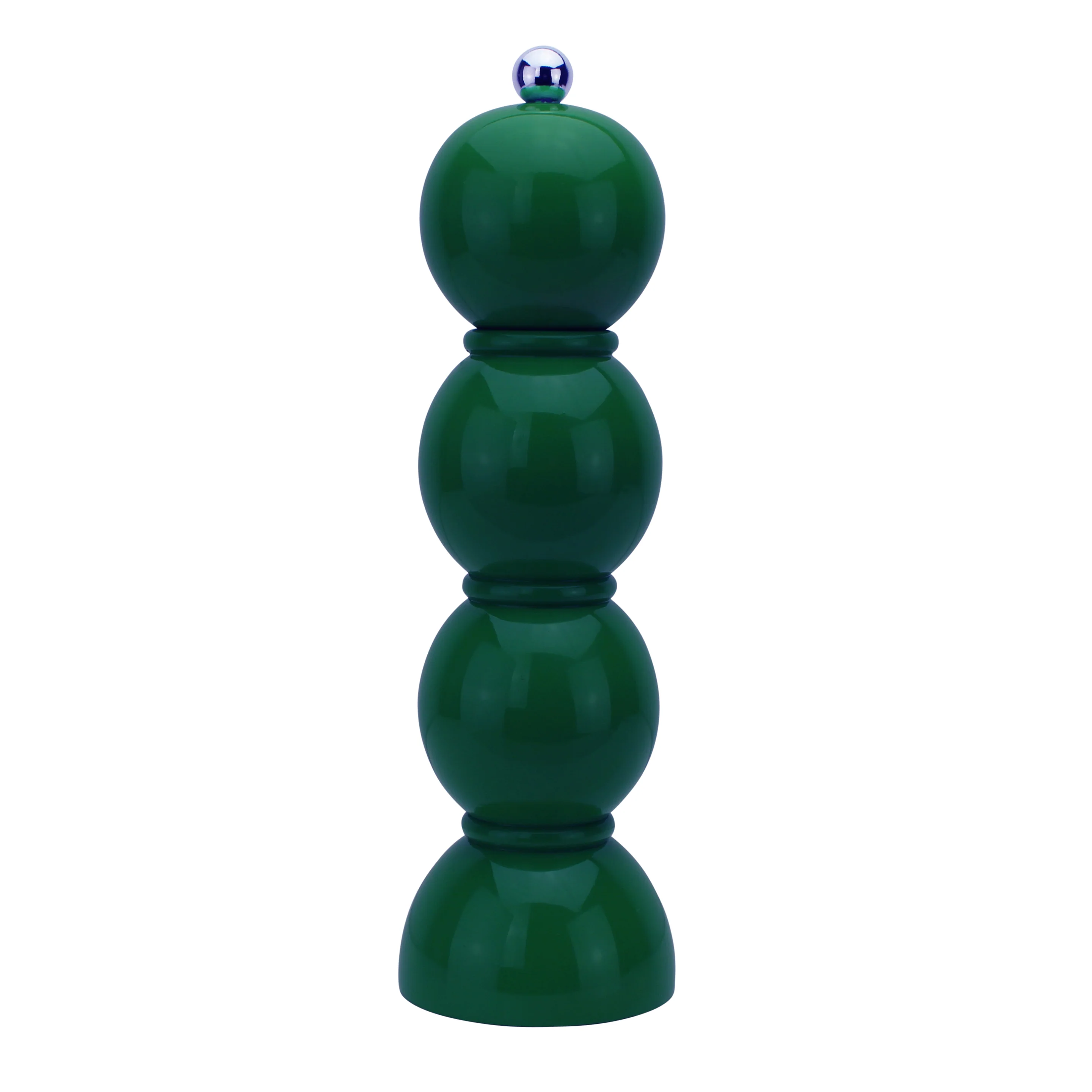 #color_Racing Green | Lacquer Bobbin Salt Or Pepper Mill Grinder